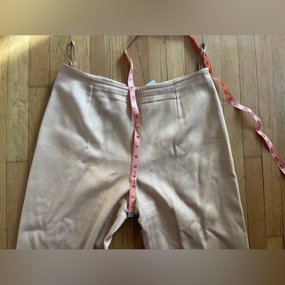 90s Vintage Thierry Mugler Peach Wool Blend Suit - Picture 9 of 16